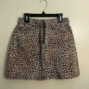 Cheetah Print Urban Outfitters Skirt